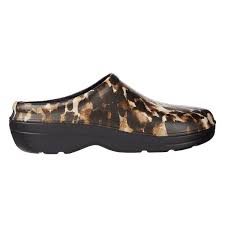 Totes Women’s Clog – Comfort Slip-On Footwear Size 7 Animal Print