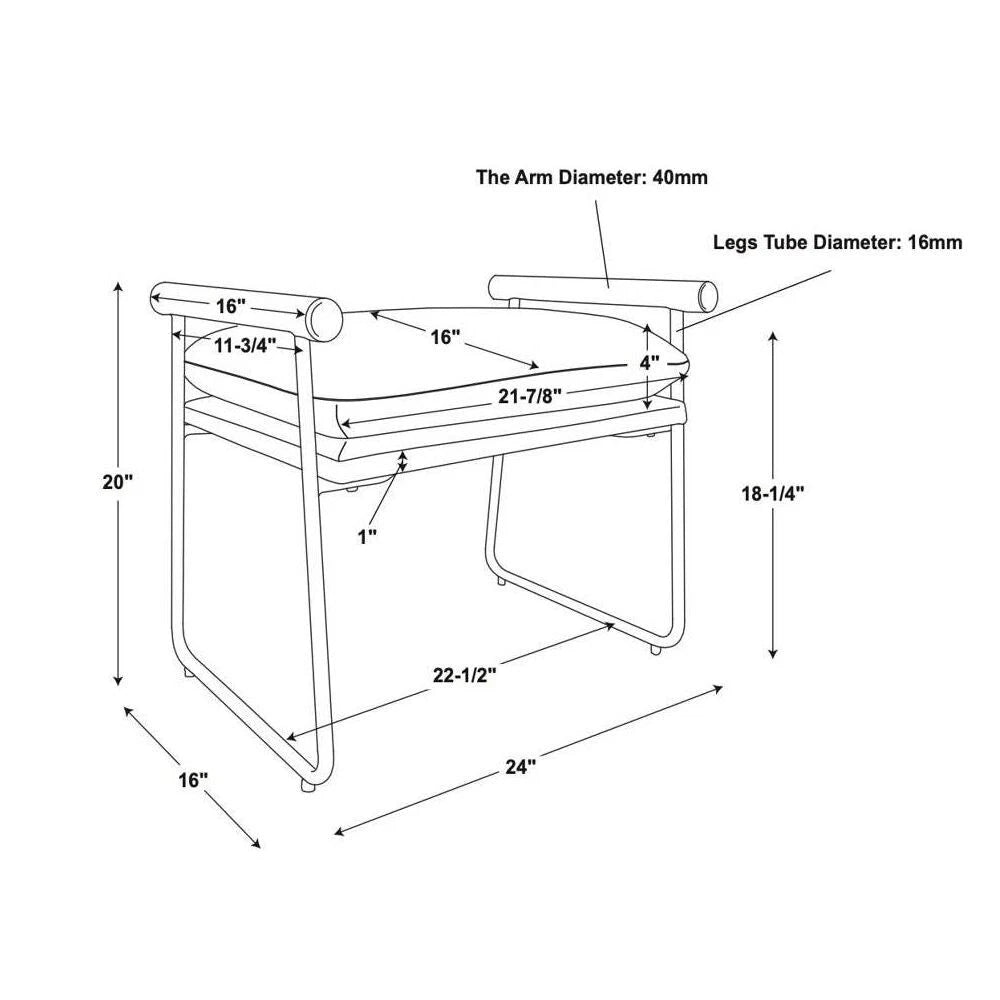 Hearth and Hand mixed material ottoman