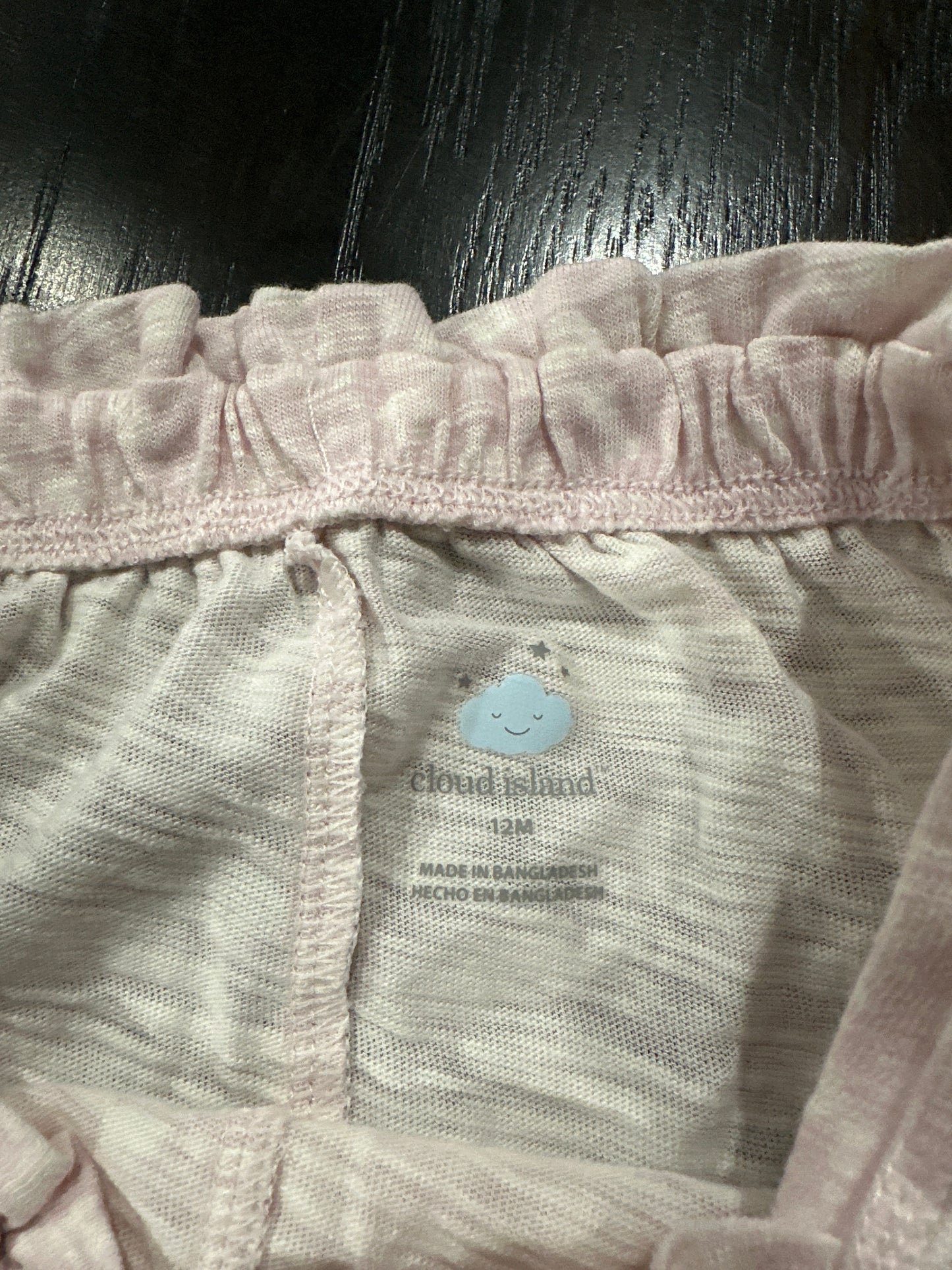 Cloud Island Baby Ruffle Romper – Lightweight Textured Cotton, Snap Closure