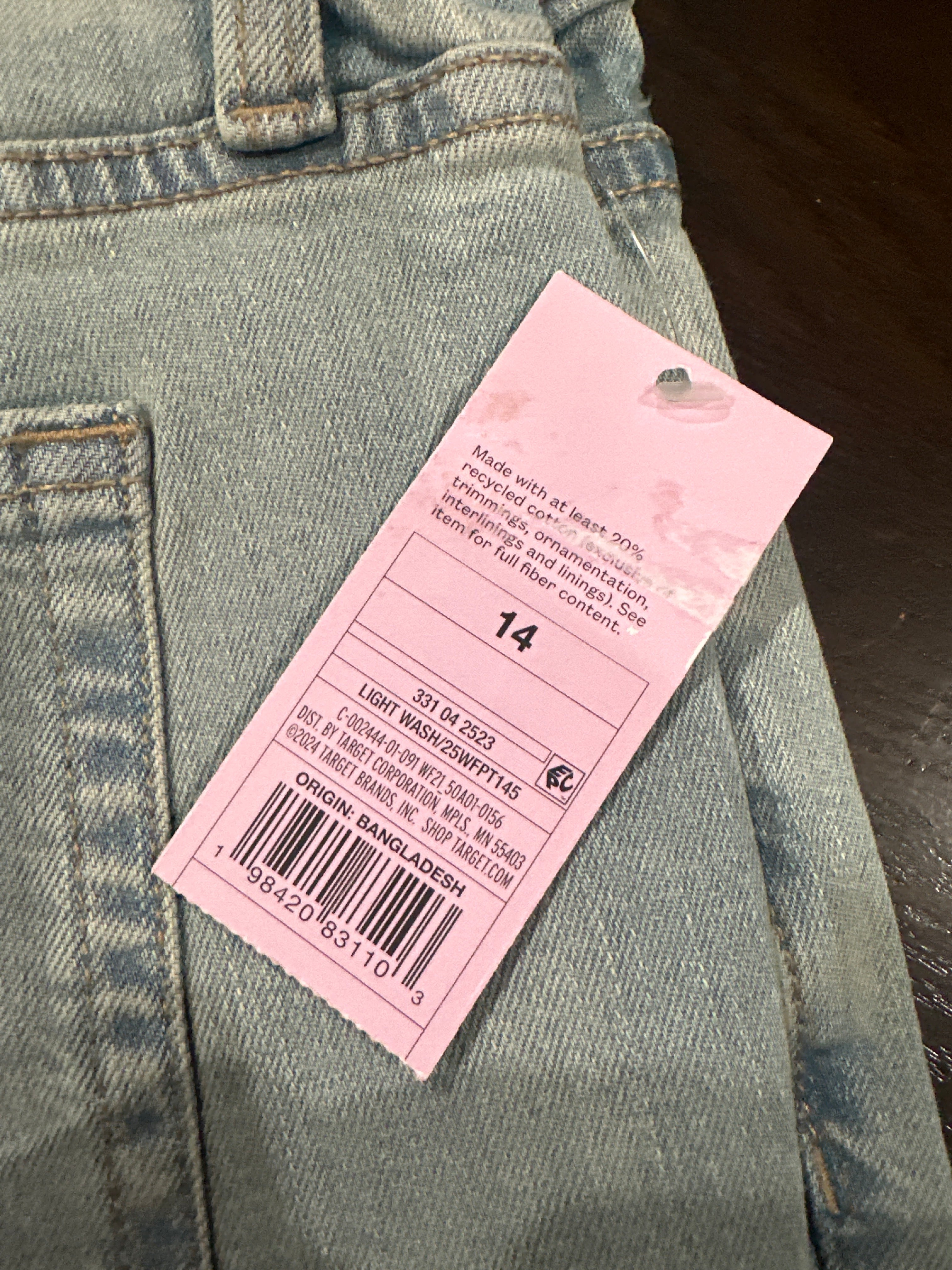 Wild Fable Mid-Rise Straight Leg Distressed Jeans