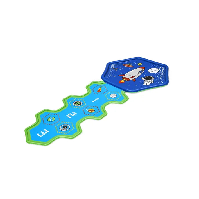 H2OGO! Cosmic Adventure Kids Sprinkler Splash Pad and Inflatable Water Slide