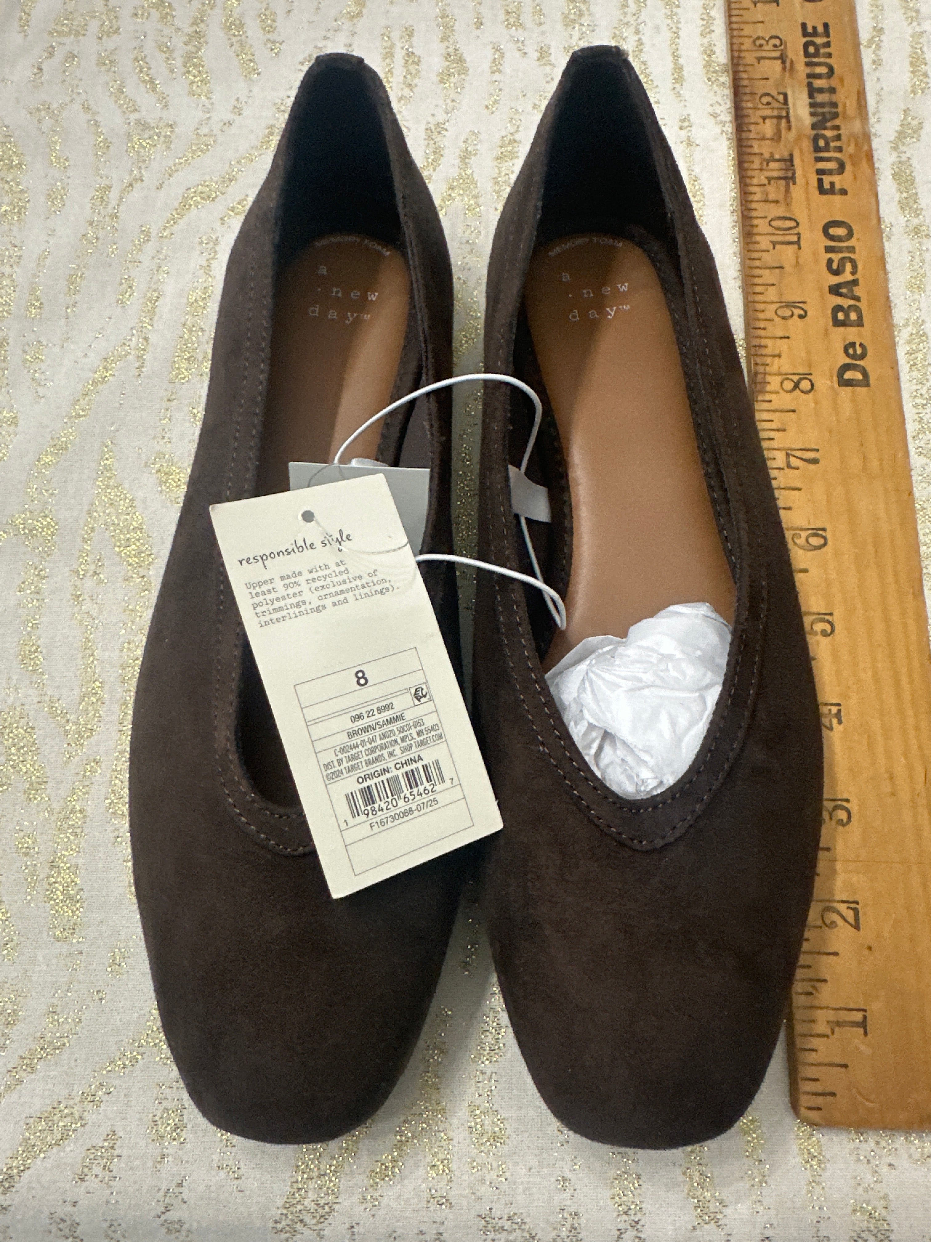 Women’s Sammie Ballet Flats with Memory Foam Insole – A New day