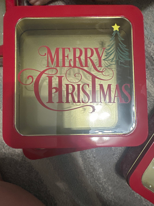 Merry Christmas Tin
