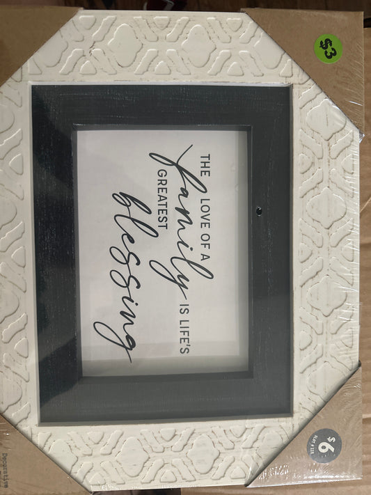 Blessing frame
