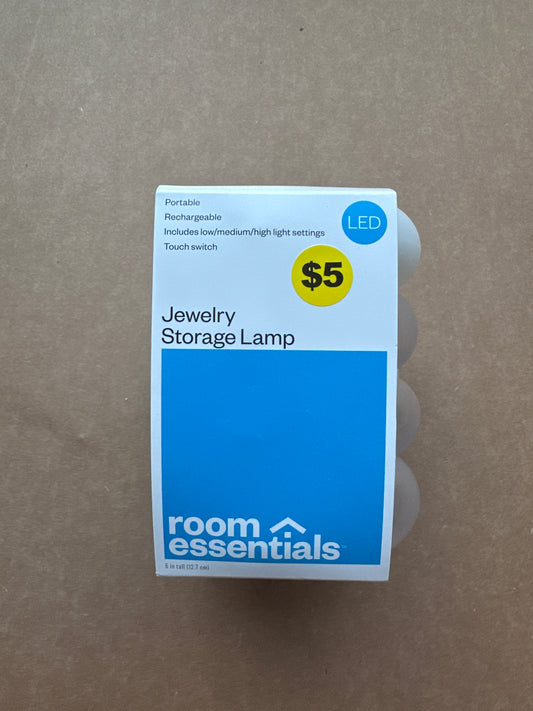 Portable Cordless Storage Novelty Table Lamp with Rechargeable Battery - Room Essentials™