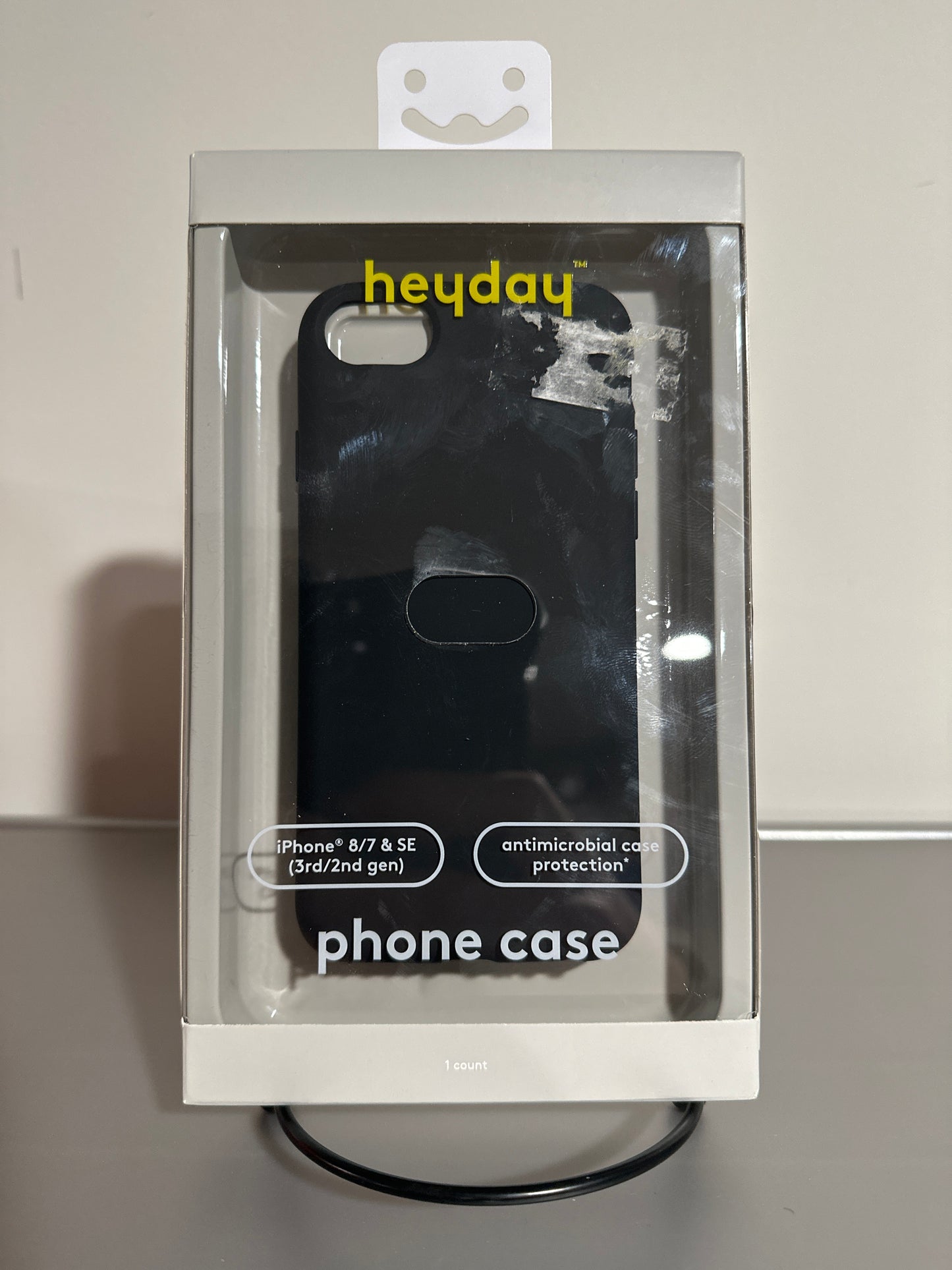 heyday™ Antimicrobial Black Phone Case for iPhone 8 / 7 / SE (2nd & 3rd Gen)