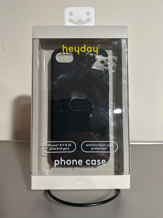 heyday™ Antimicrobial Black Phone Case for iPhone 8 / 7 / SE (2nd & 3rd Gen)