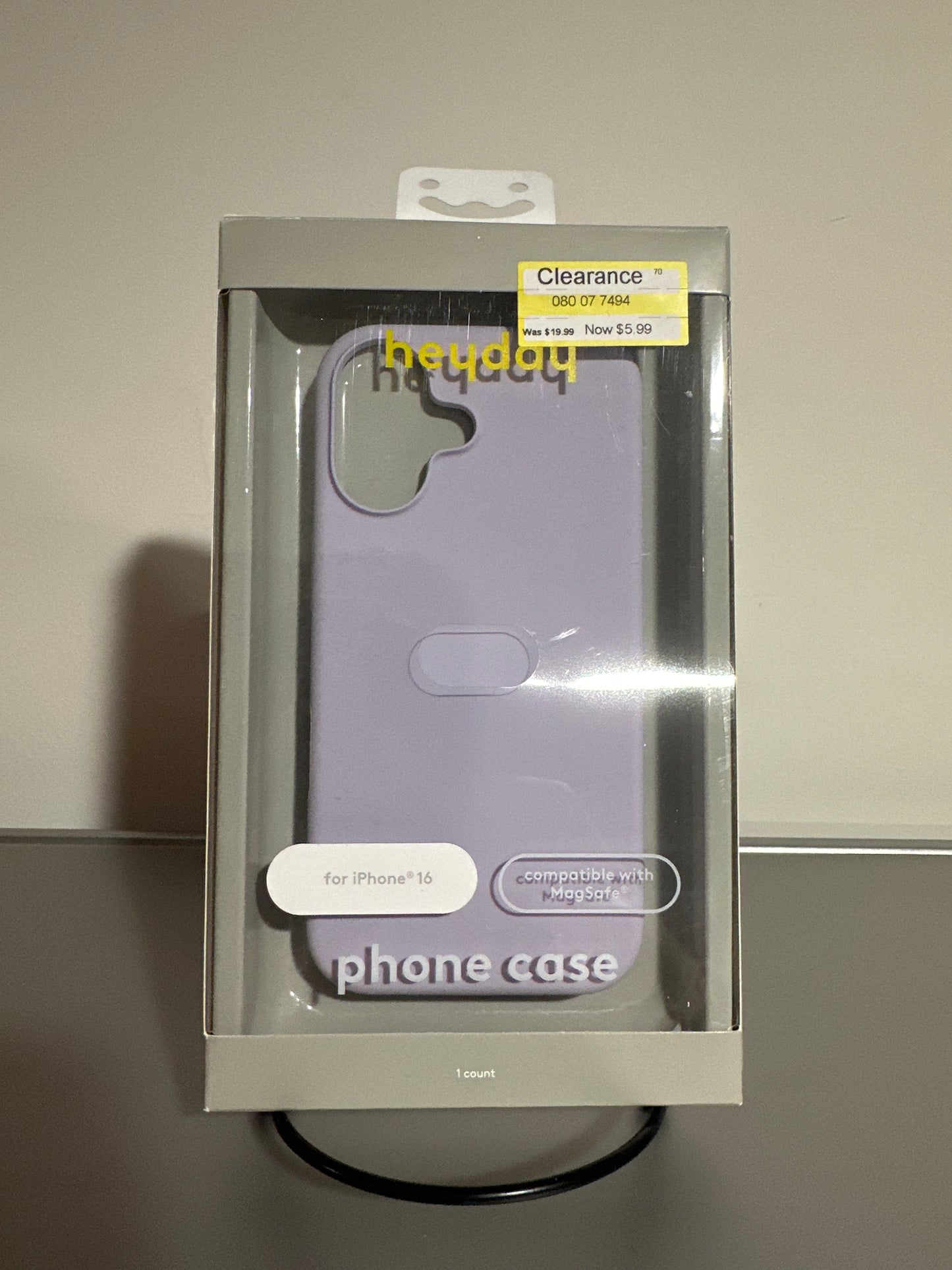 heyday™ Phone Case for iPhone 16 – Lavender (MagSafe Compatible)
