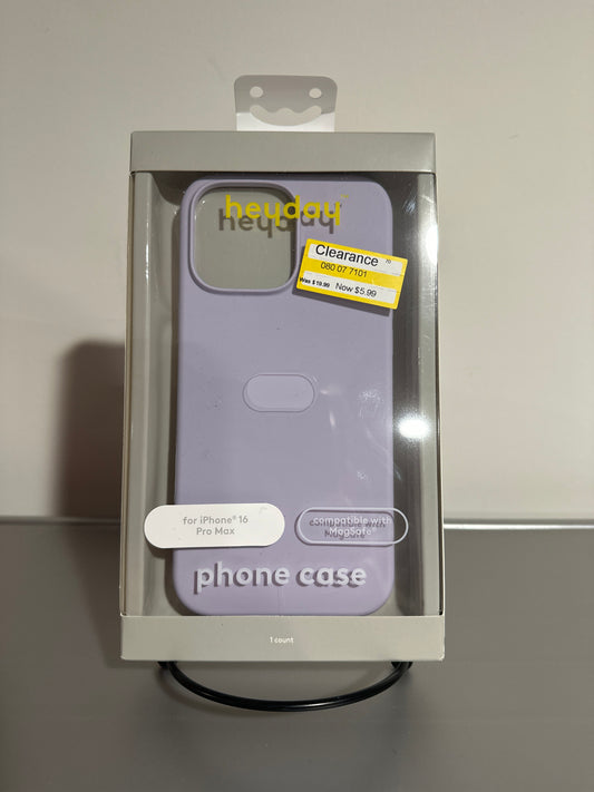 heyday™ Phone Case for iPhone 16 Pro Max – Lavender (MagSafe Compatible)