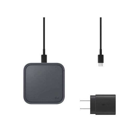 Samsung 15W Wireless Charger, Portable Charger w USB Type C Included, Dark Gray