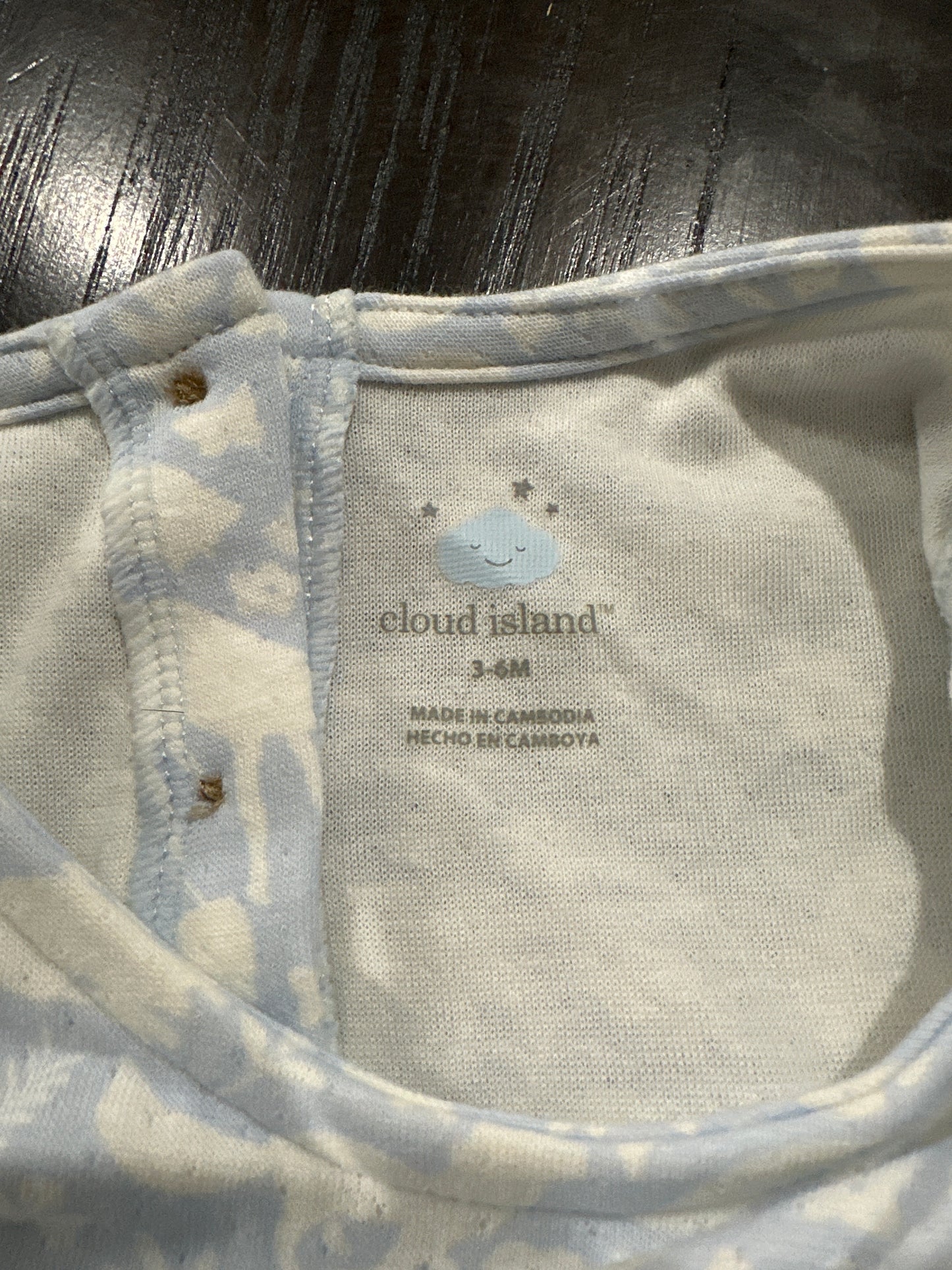 Cloud Island Baby Sleeveless Ruffle Romper Woodland Print Organic Cotton
