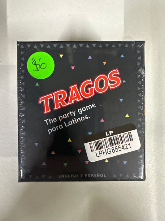 Tragos: Bilingual - English Y Espanol - The Party Game for Latinos, Relatable Hilarious Cultural Spanglish Adult Card Game, Fun Prompts & Dares