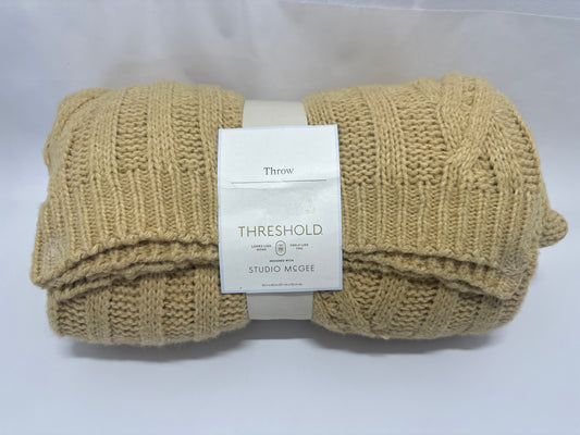 Threshold™ Throw Blanket Designed with Studio McGee – Textured Knit Throw