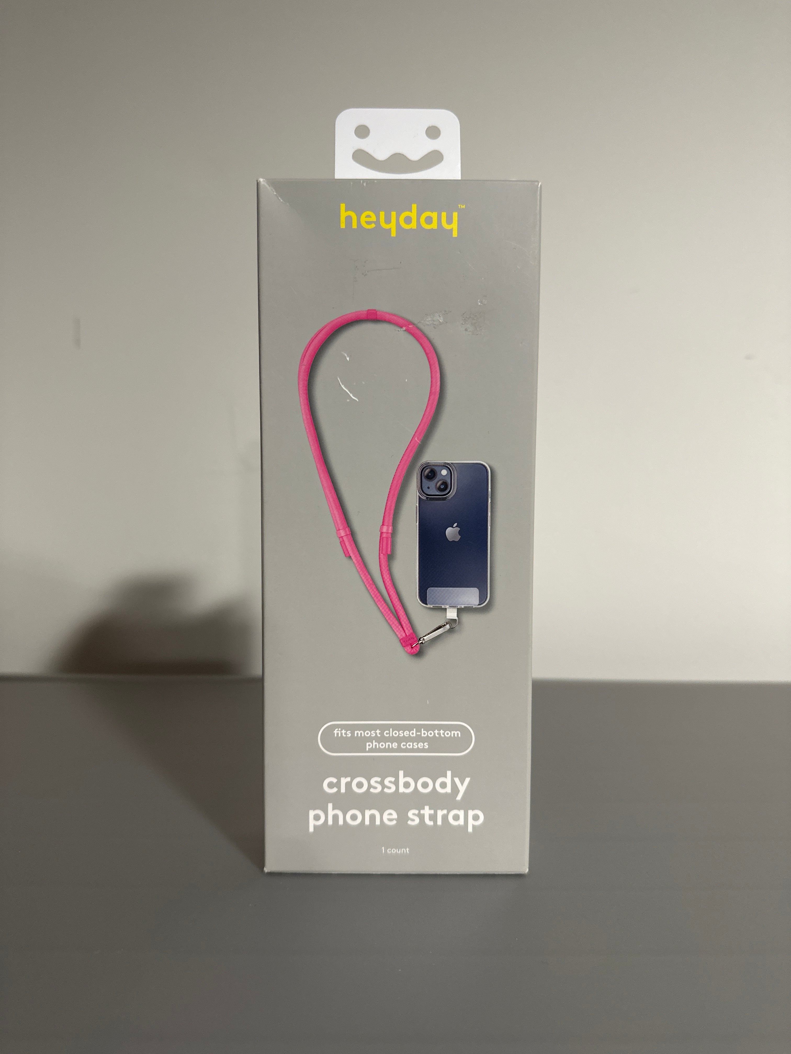 Heyday Crossbody Phone Strap Hands-Free Phone Lanyard Pink