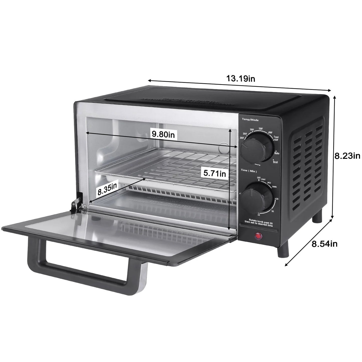 Mainstays 4 Slice Countertop Toaster Oven