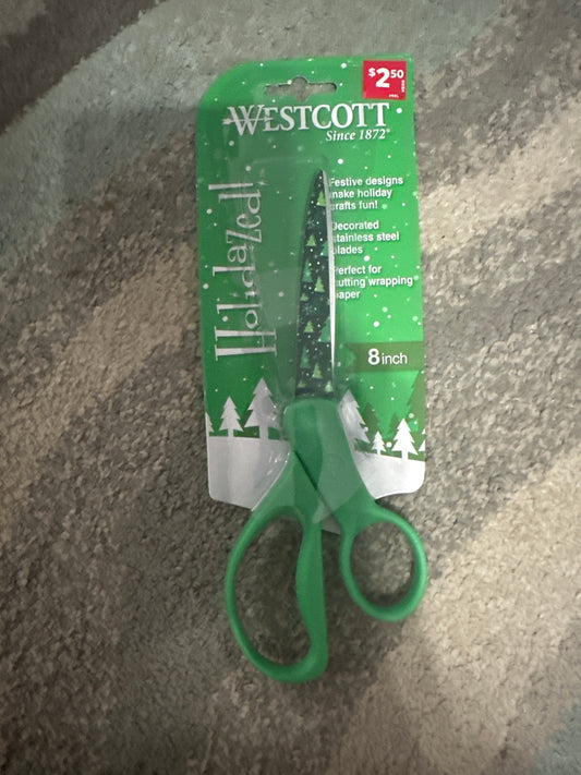 Westcott Christmas Tree 8 inch Scissors