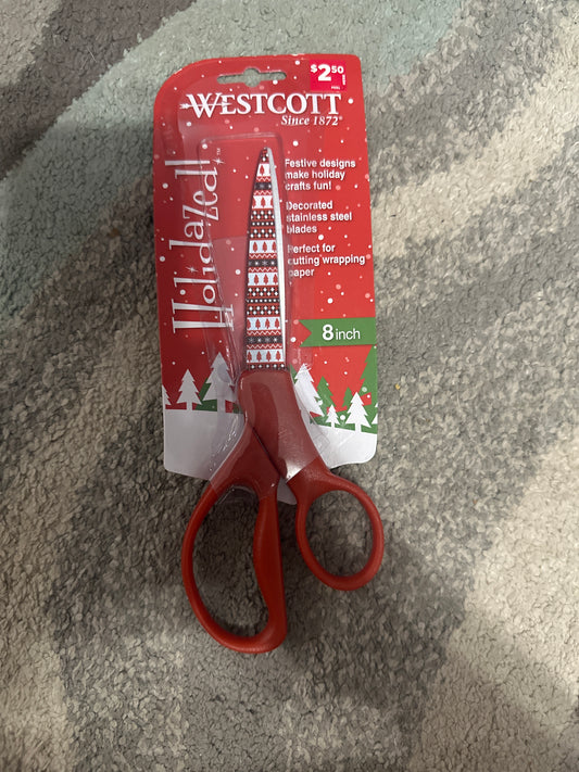 Westcott Christmas Themed 8-inch Scissors