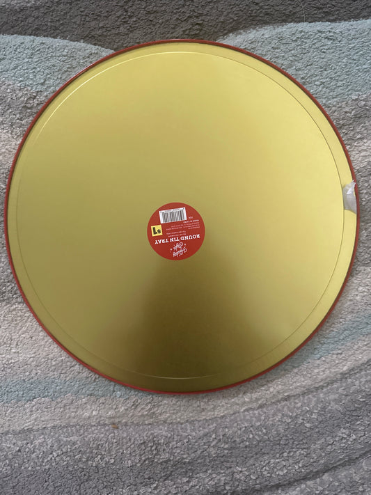 Red “Merry Christmas” serving tray