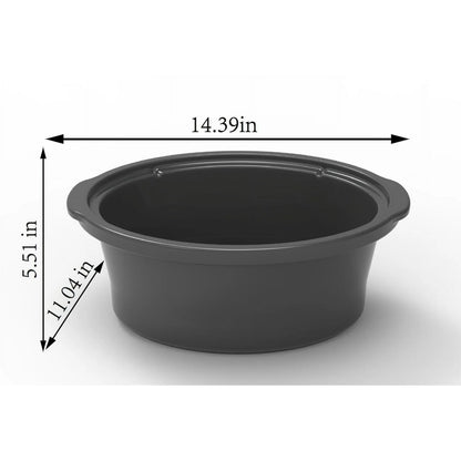 Mainstays 6 Qt Manual Slow Cooker, Stainless Steel