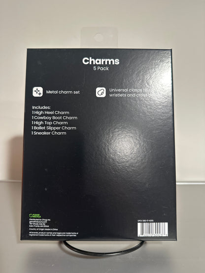 Hello Lux 5-Pack “Shoe” Phone Charms for Wristlets & Crossbodies