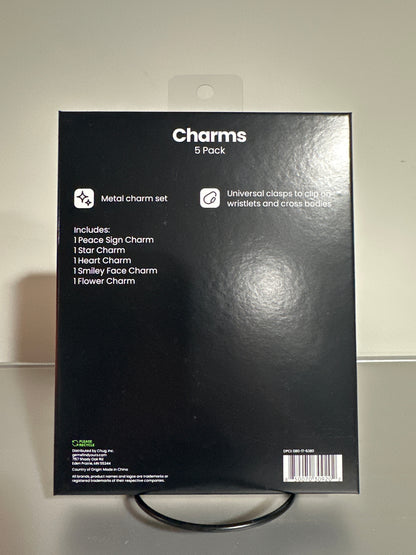 Hello Lux 5-Pack “Icons” Phone Charms for Wristlets & Crossbodies