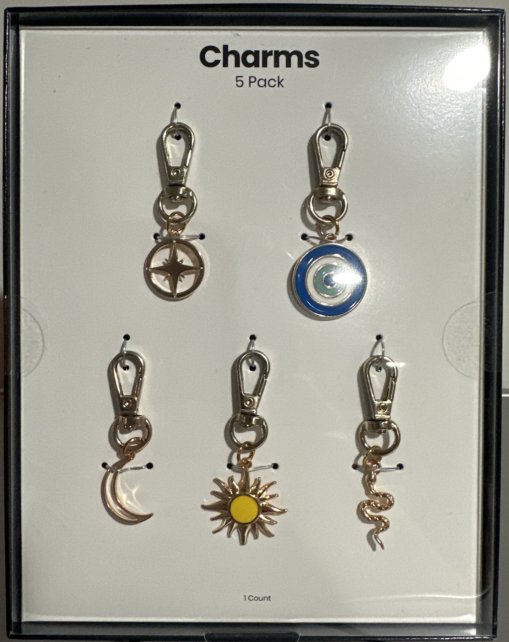 Hello Lux 5-Pack “Astrology” Phone Charms for Wristlets & Crossbodies