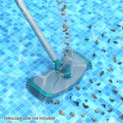 Mainstays Cleaning Kit for Pools - Two Piece - Teal & Grey & White
