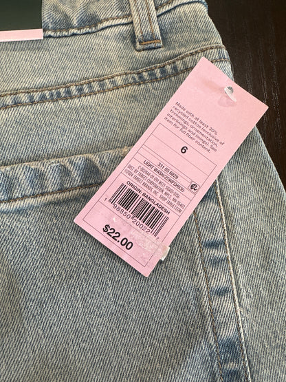 Wild Fable Women's Mid Rise Denim Bermuda Shorts Light Wash