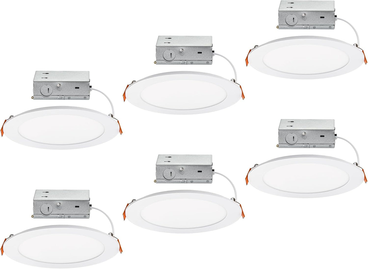 Easy Grove 7in 1,150 Lumens Round LED Recessed Light 12 Pack