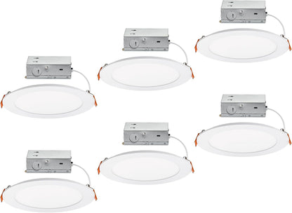 Easy Grove 7in 1,150 Lumens Round LED Recessed Light 12 Pack