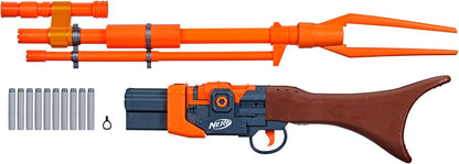 Nerf Star Wars Amban Phase-Pulse Blaster, The Mandalorian, Scope, 10 Official Elite Darts, Breech Load, 50.25 Inches Long
