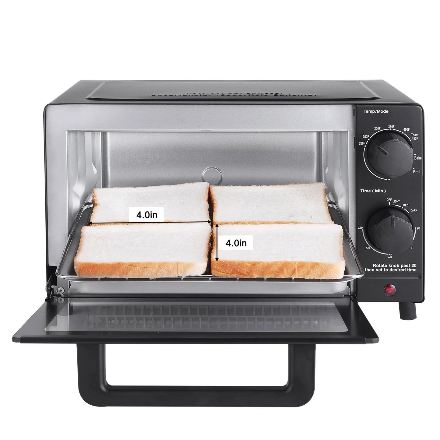 Mainstays 4 Slice Countertop Toaster Oven