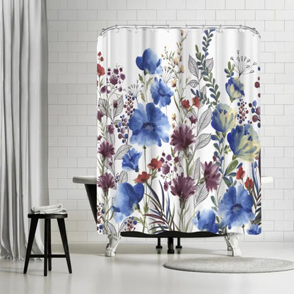 Americanflat shower curtain willowherb