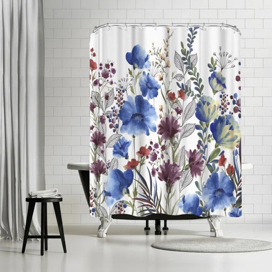 Americanflat shower curtain willowherb