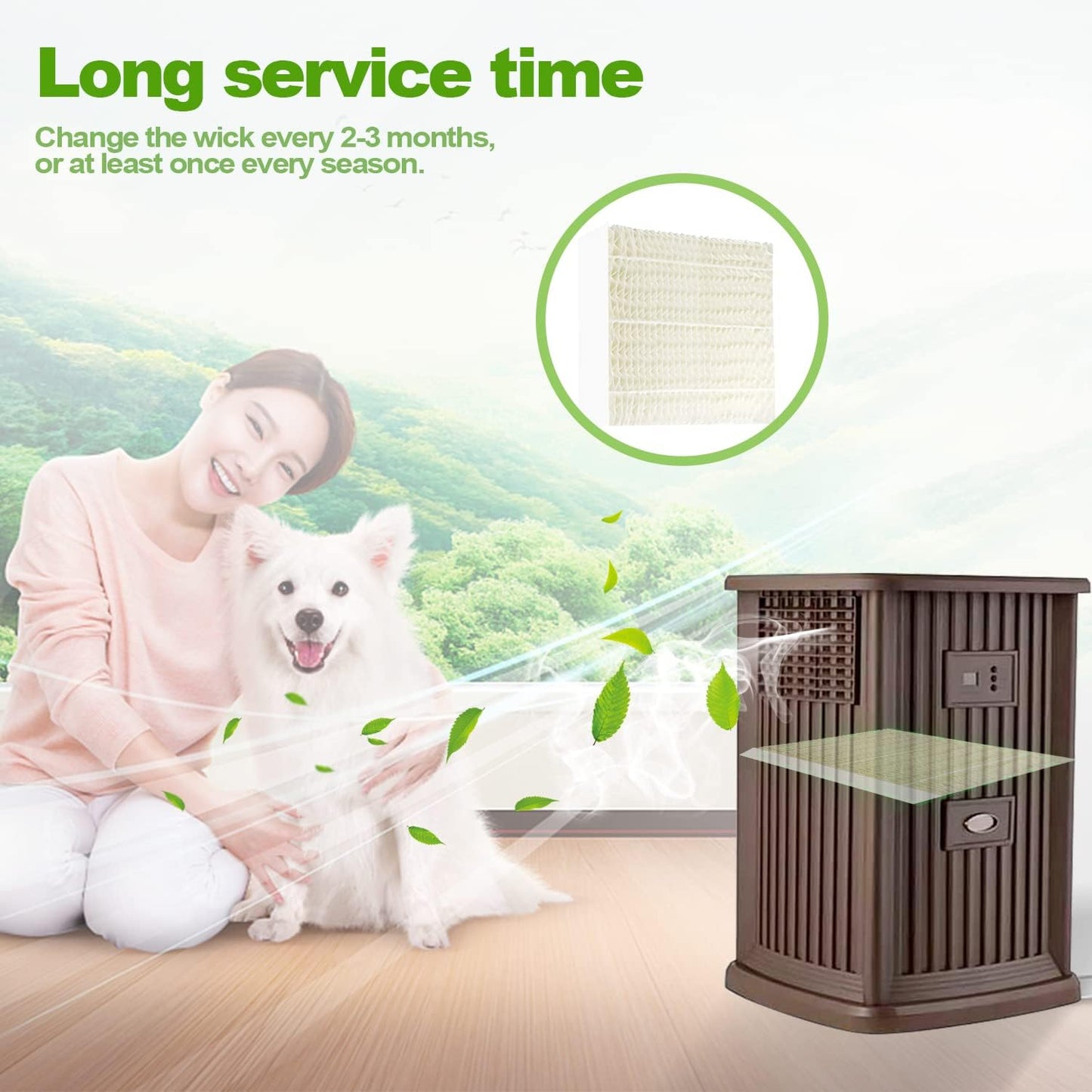 Replacement Filter Fit for Super Wick 1043 Humidifier, Replacement Filter Fit for Essick Air EP9500 EP9700 EP9800 EP9R500 EP9R700 EP9R800 826000 831000 Humidifiers