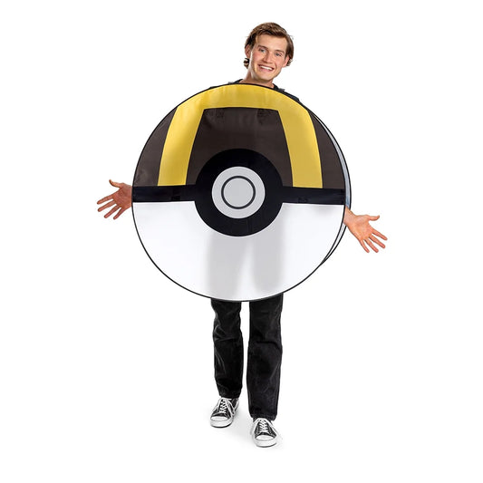 Pokemon Poke Ball Ultra Ball Pop-Out Costume, Child and Adult Ages 8+