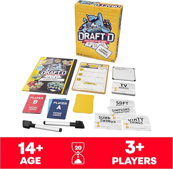 Spin Master Games – Draft’d Competitive Drafting Party Game