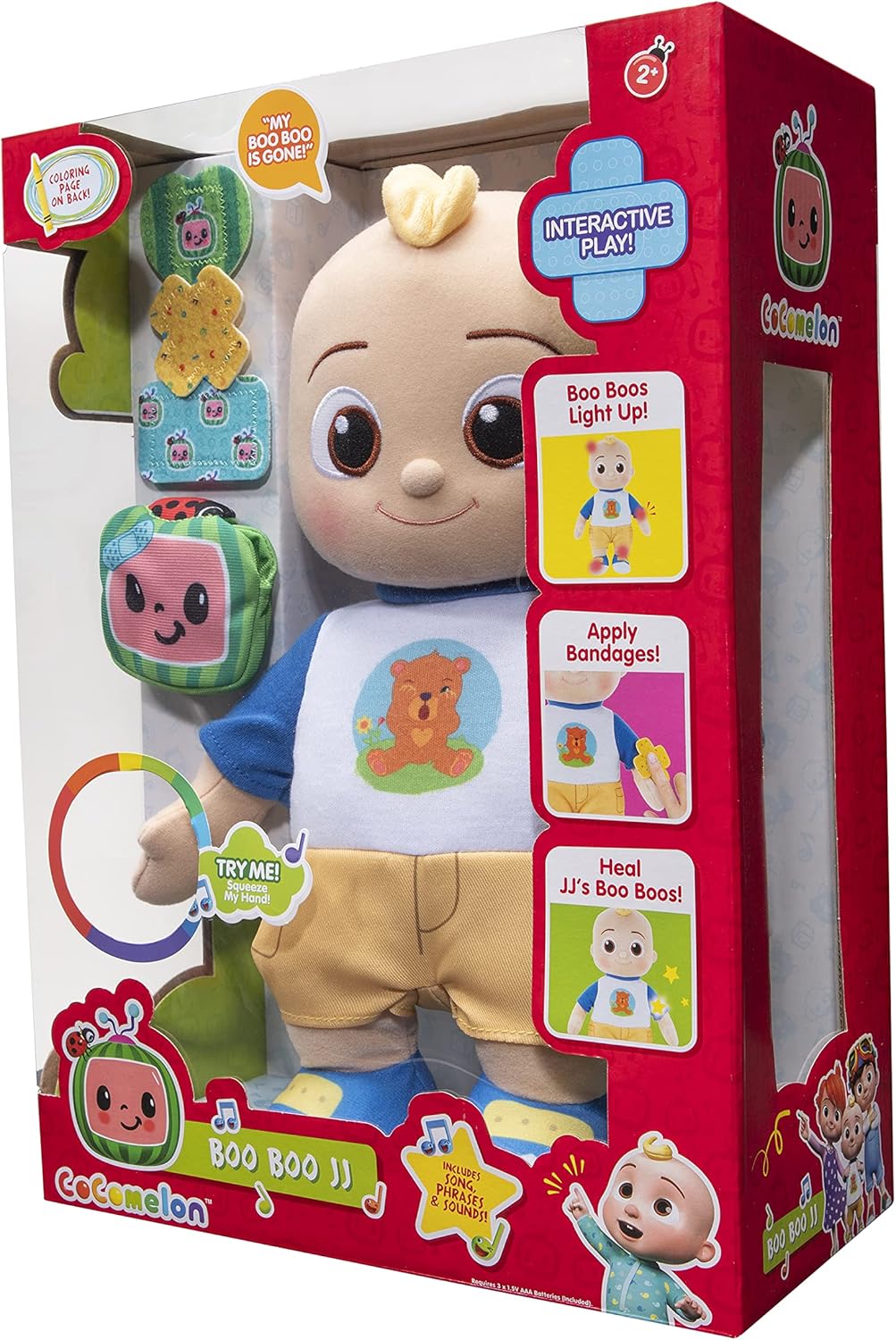 CoComelon Official Boo Boo JJ Feature Plush