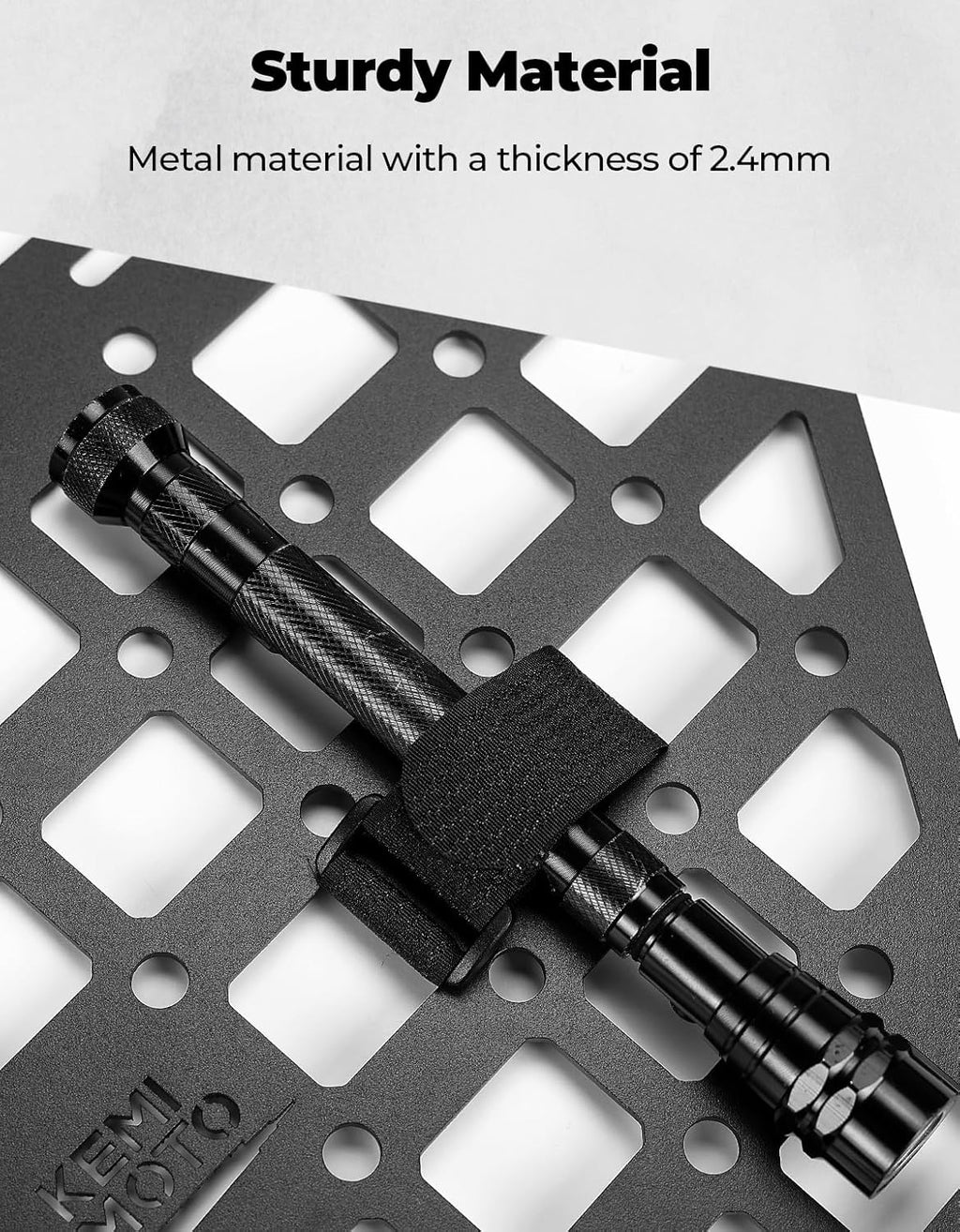KEMIMOTO Seat Side Molle Panels for Vehicles Storage Gears Accessories Molle Panel Compatible with Polaris Ranger XP 1000 2018-2024