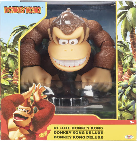 SUPER MARIO Donkey Kong 6-Inch Deluxe Action Figure, with Up to 10 Points of Articulation, Official Nintendo Licensed Product Action Figure