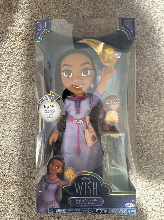 Disney Wish singing Asha with Valentino & Star