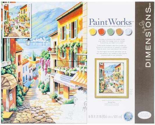 Dimensions Village Steps Paint by numbers
