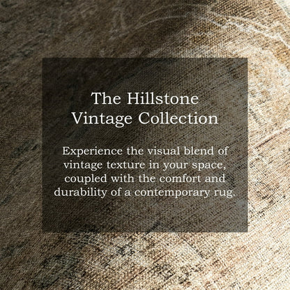 Hillstone Collection Traditional Vintage Medallion Ahmeira Beige 4 ft. x 6 ft. Area Rug