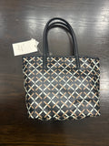 A New Day™ Black Monogram Tote Handbag with Detachable Crossbody Strap