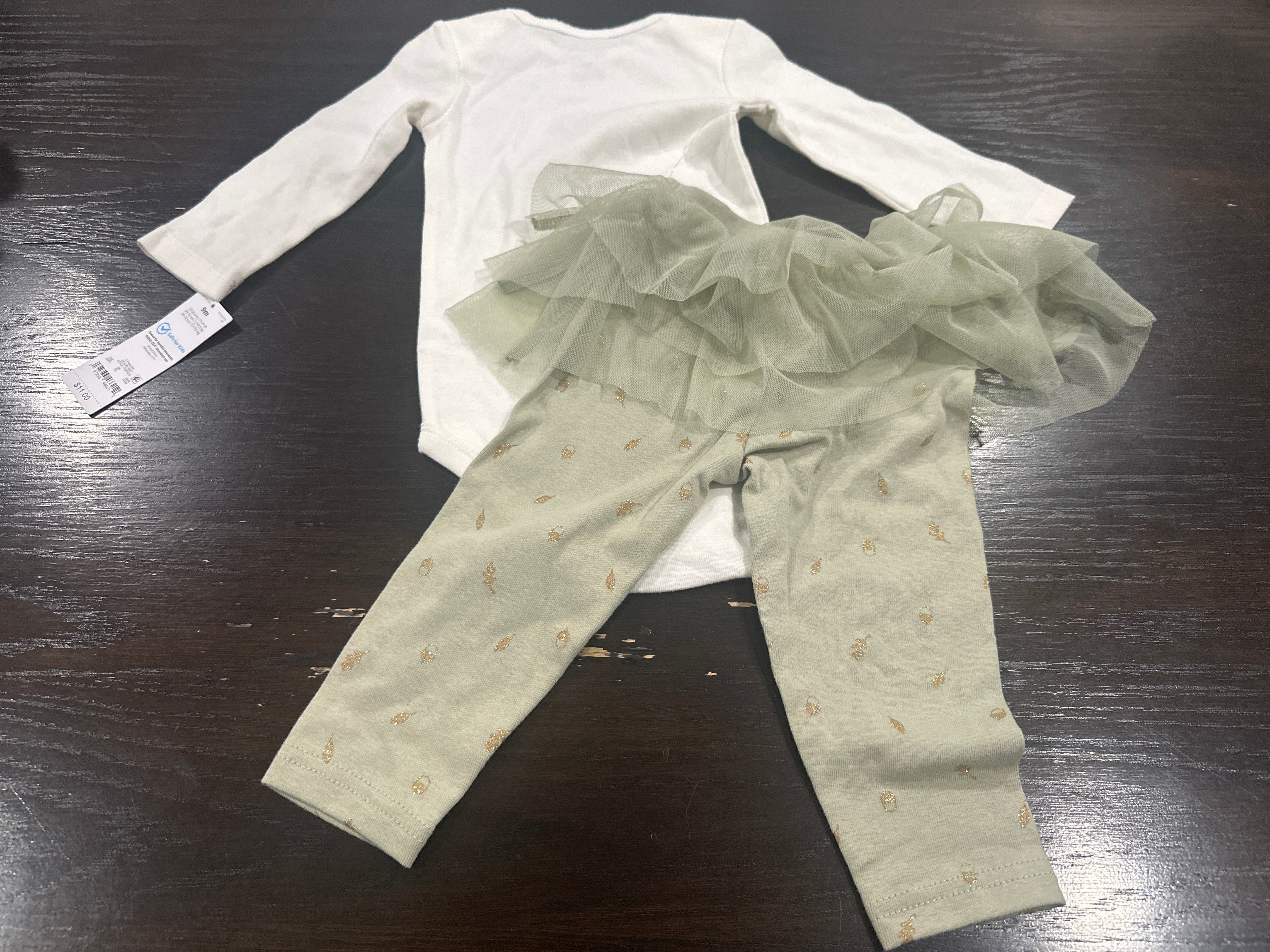 Carter’s® Just One You Baby Girl 2-Piece Bodysuit & Tulle Leggings Set