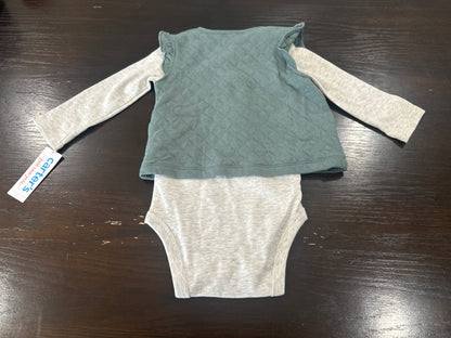 Carter’s® 2-Piece Quilted Vest & Long Sleeve Bodysuit Set