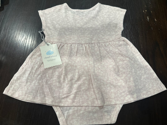 Cloud Island™ Baby Girls Sleeveless Romper Dress – Pink