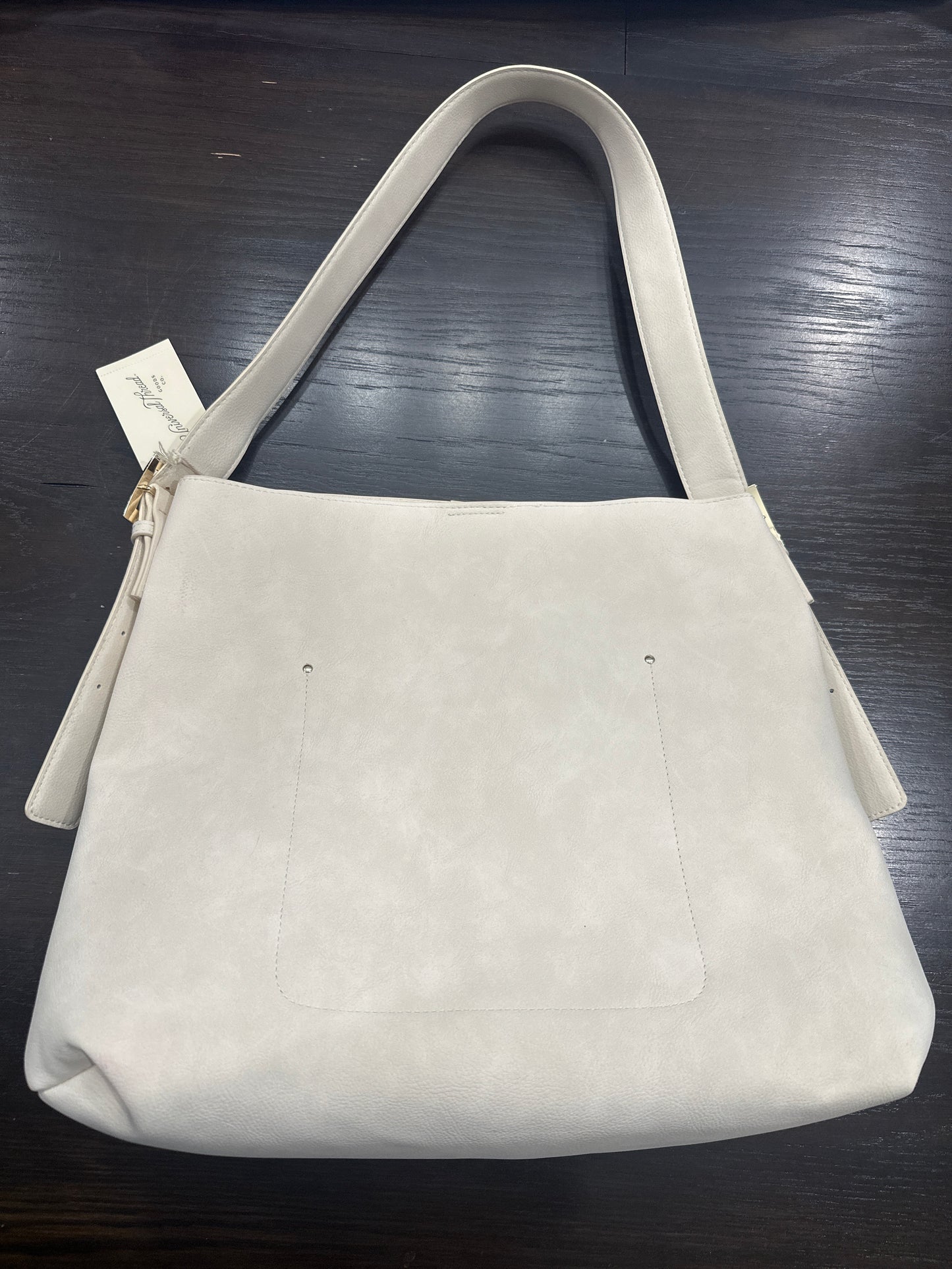 Universal Thread™ Faux Leather Hobo Shoulder Bag – White