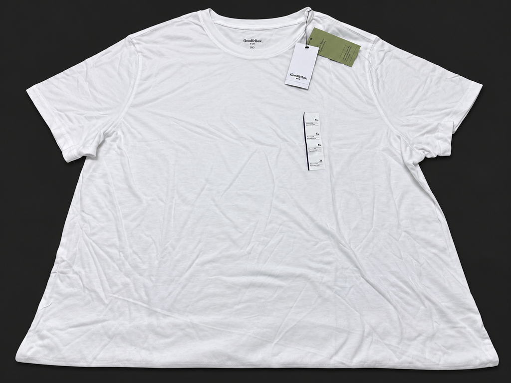 Goodfellow & Co White Crew Neck T Shirt Size XL