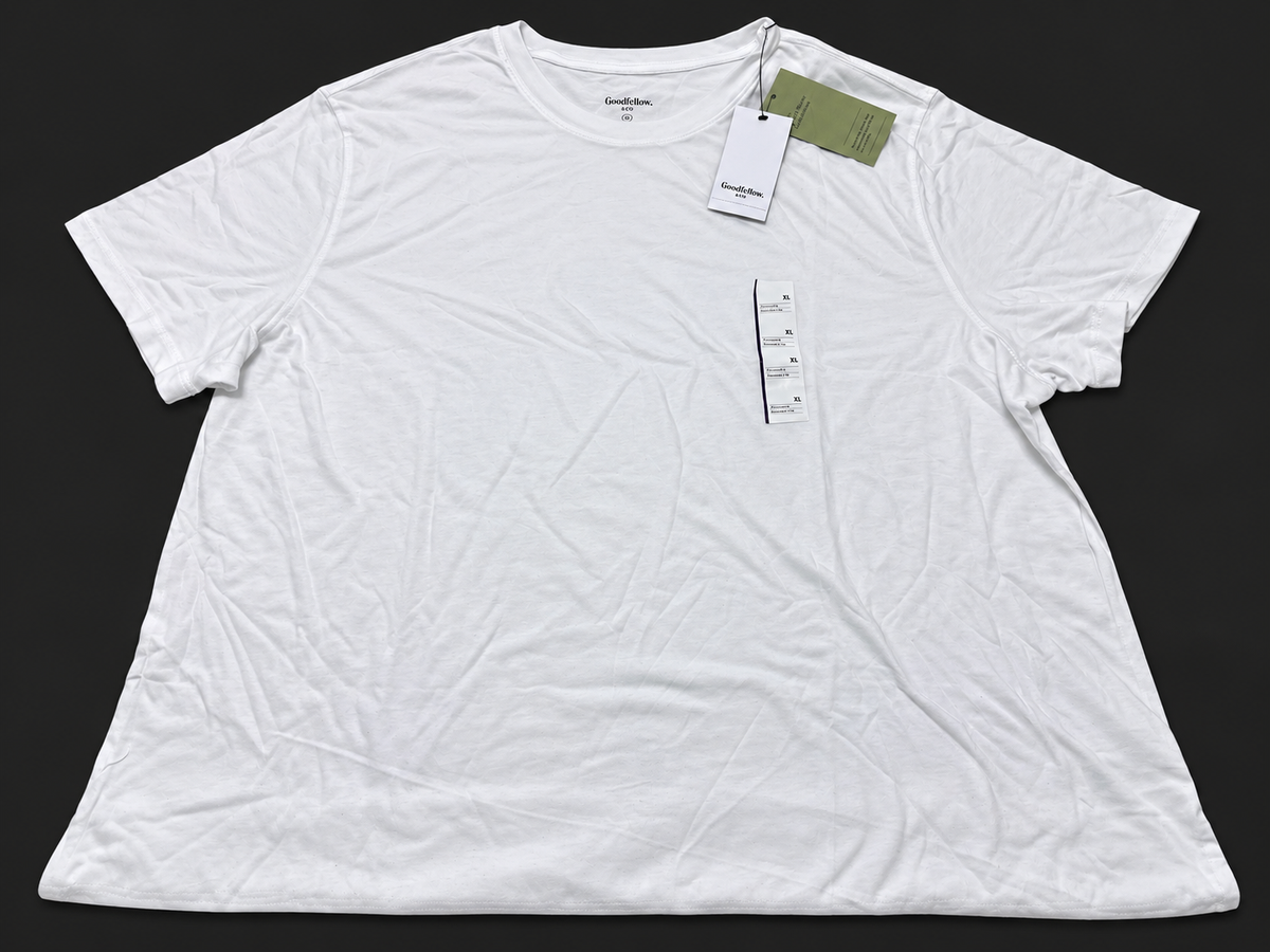 Goodfellow & Co White Crew Neck T Shirt Size XL